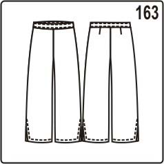 бесплатная выкройка женских летних брюк с шлицами в боковых швах